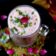 Rose Lassi | Sweet Rose Lassi Recipe Rose Lassi | Sweet Rose Lassi Recipe