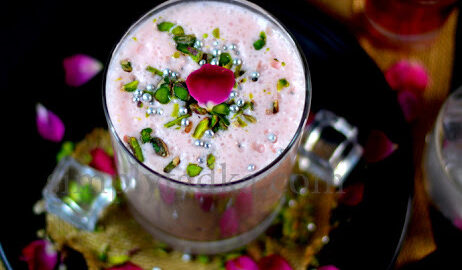 Rose lassi recipe  Queen of all lassi - Raks Kitchen